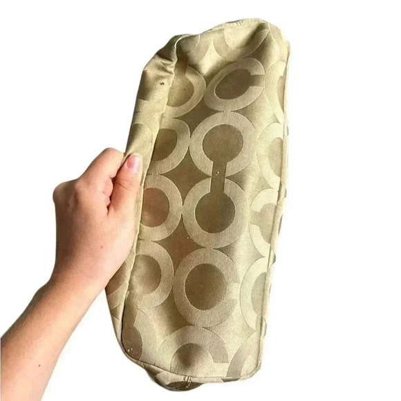 Coach Beige/Brown Fabric Madison Op Art Tote - Picture 6 of 7